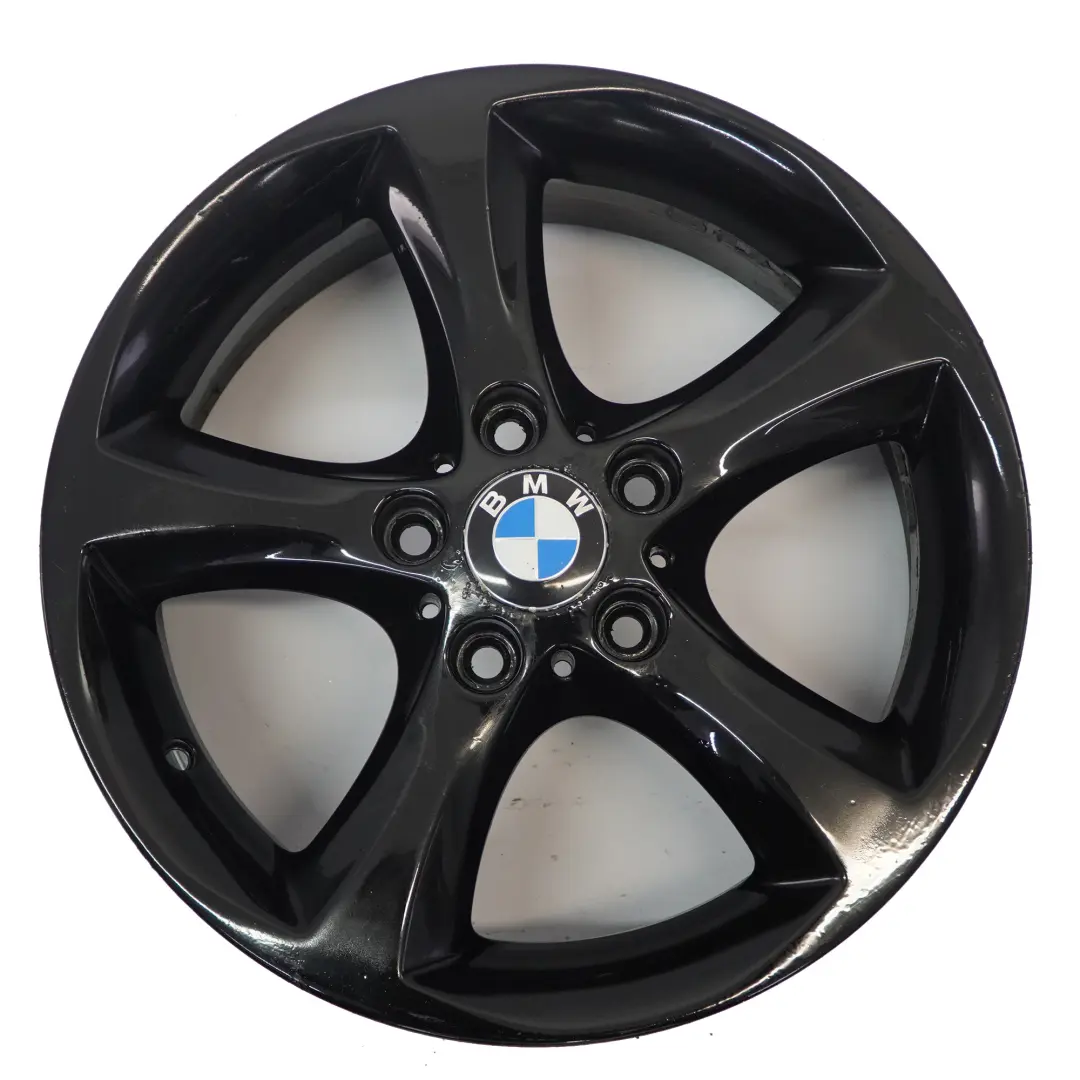 BMW E81 E82 E87 E88 Black Wheel Alloy Rim 17" Start Spoke 256 7J ET:47 6778219