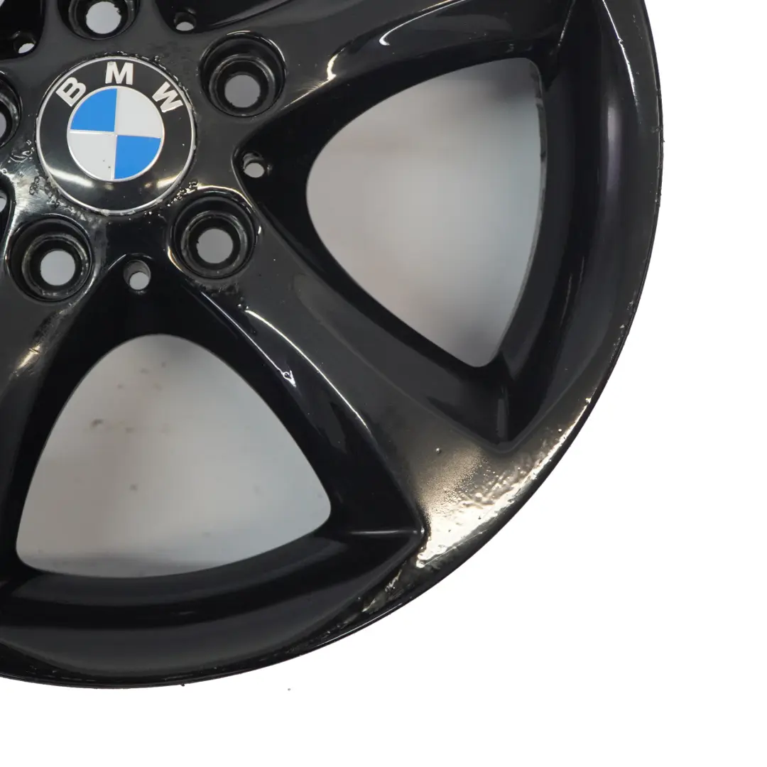 BMW E81 E82 E87 E88 Black Wheel Alloy Rim 17" Start Spoke 256 7J ET:47 6778219