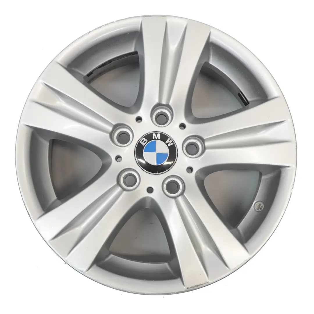 BMW E81 E87 E88 Srebrna Felga Aluminiowa 16" 7J ET:44 222 6779696