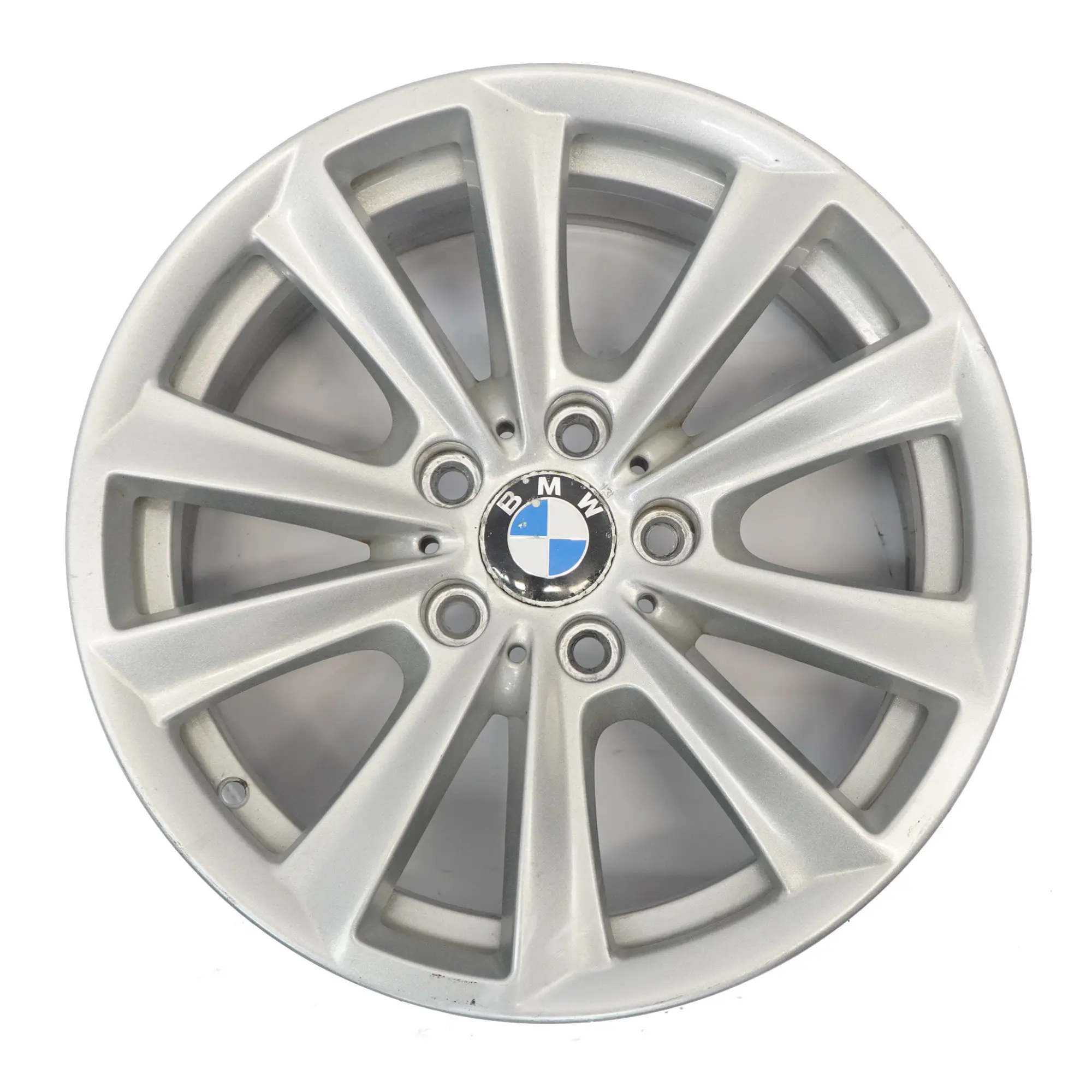 BMW F10 F11 F12 Silver Alloy Wheel Rim 17" V Spoke 236 8J ET:30 6780720