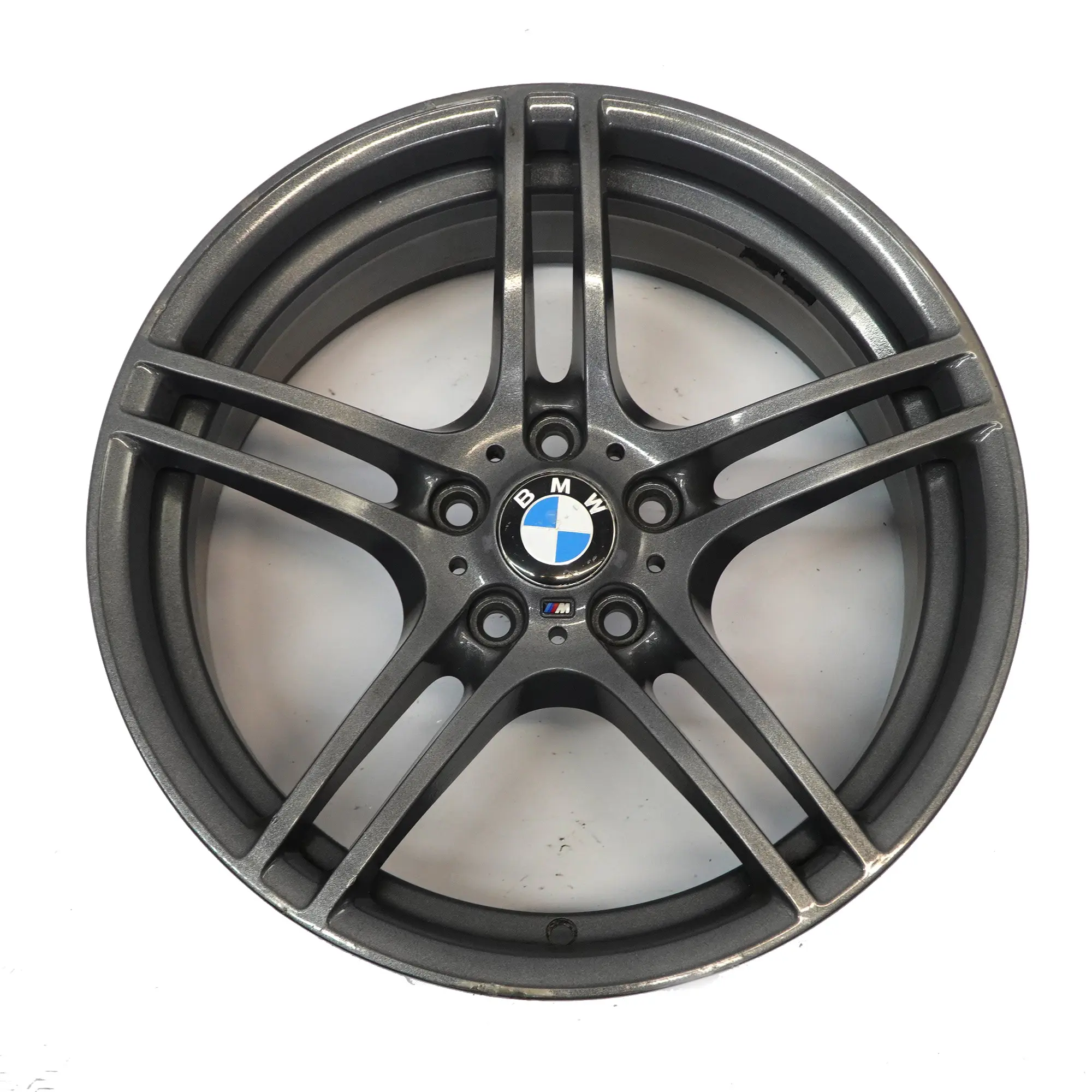 BMW E90 E92 Grey Front Wheel Alloy Rim 19" M Double Spoke 313 8J ET:37 6787647