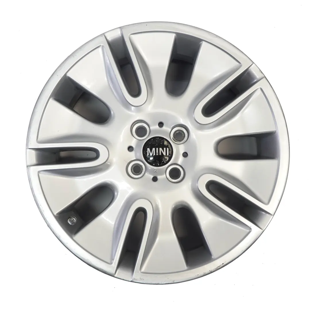 Silver Wheel Alloy Rim 17" Mini R55 R56 R57 Silver Shield 7J ET:48 6789797