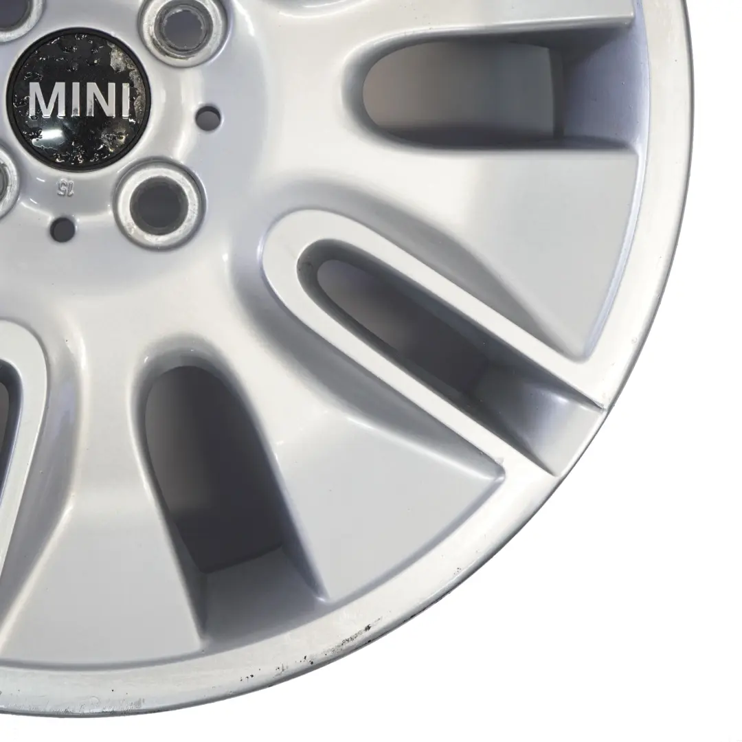 Silver Wheel Alloy Rim 17" Mini R55 R56 R57 Silver Shield 7J ET:48 6789797