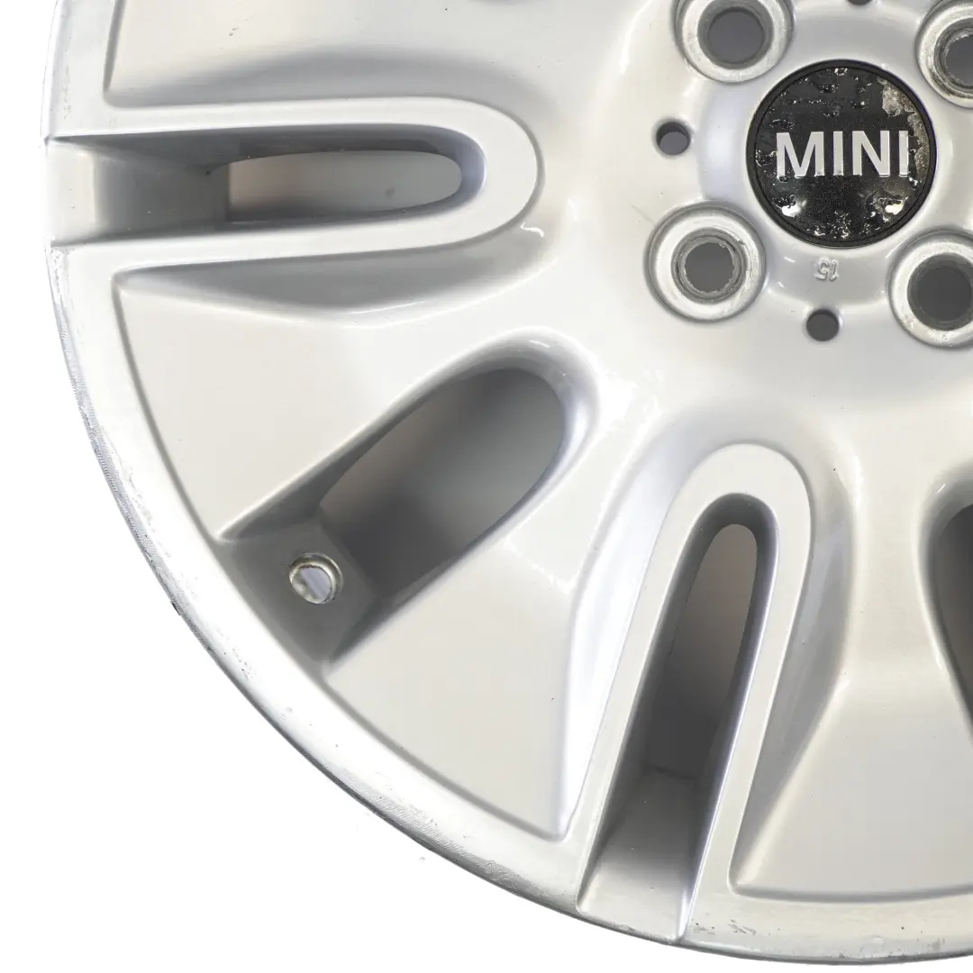 Silver Wheel Alloy Rim 17" Mini R55 R56 R57 Silver Shield 7J ET:48 6789797