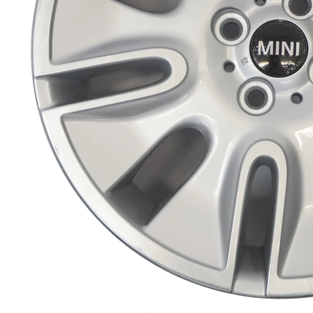 Silver Wheel Alloy Rim 17" Mini R55 R56 R57 Silver Shield 7J ET:48 6789797