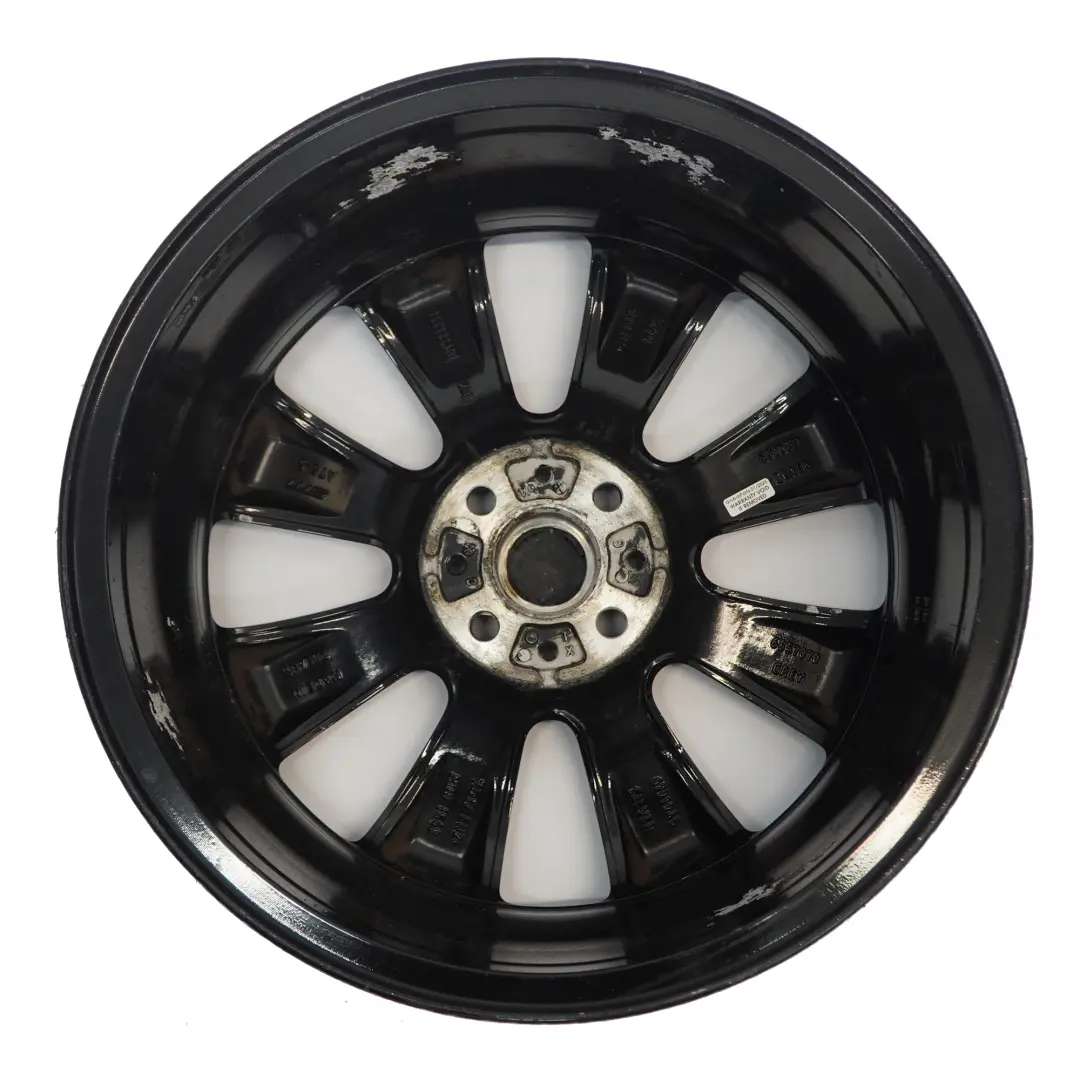 Mini Cooper R55 R56 R57 R58 Black Wheel Alloy Rim 17" ET:48 7J Conical Spoke