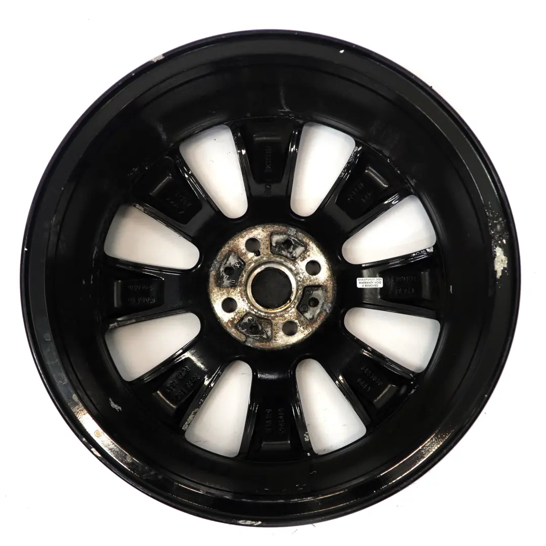 Mini Cooper R55 R56 R57 R58 Black Wheel Alloy Rim 17" ET:48 7J Conical Spoke