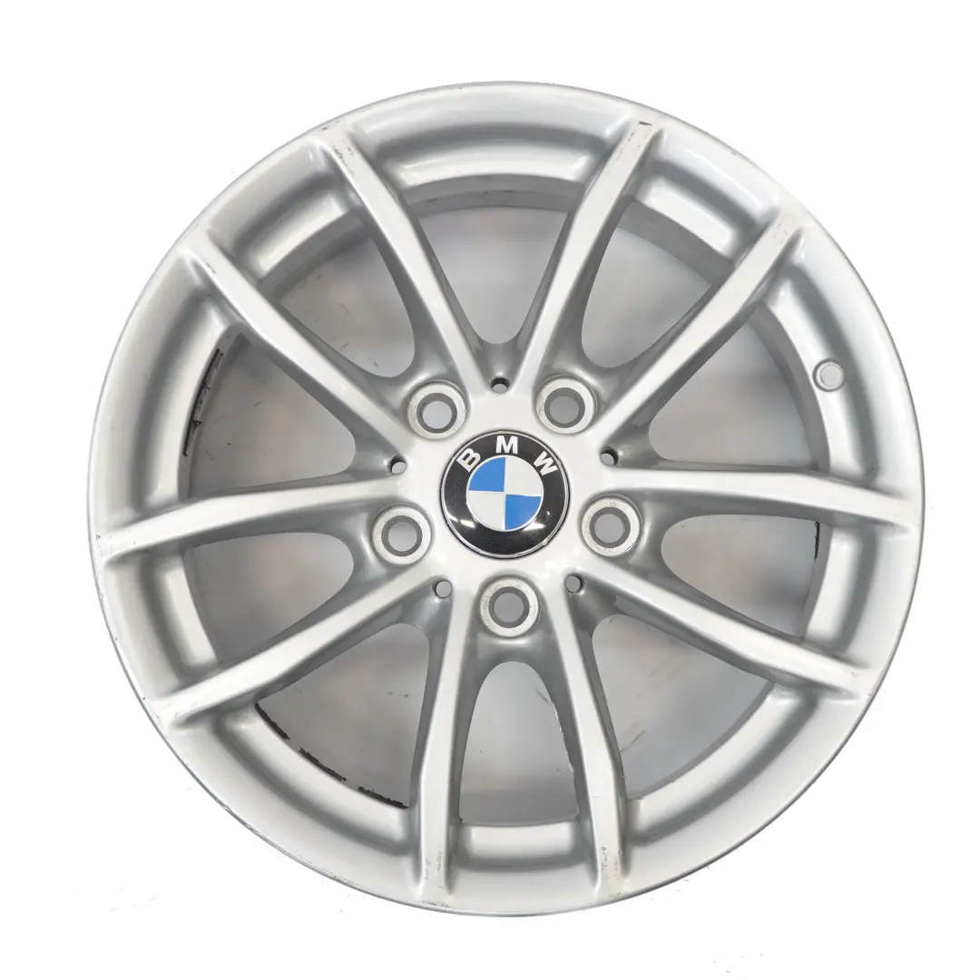 BMW F20 F21 F22 F23 Llanta De aleacion De plata 16" 7J ET:40 6796202 V-Spoke 378