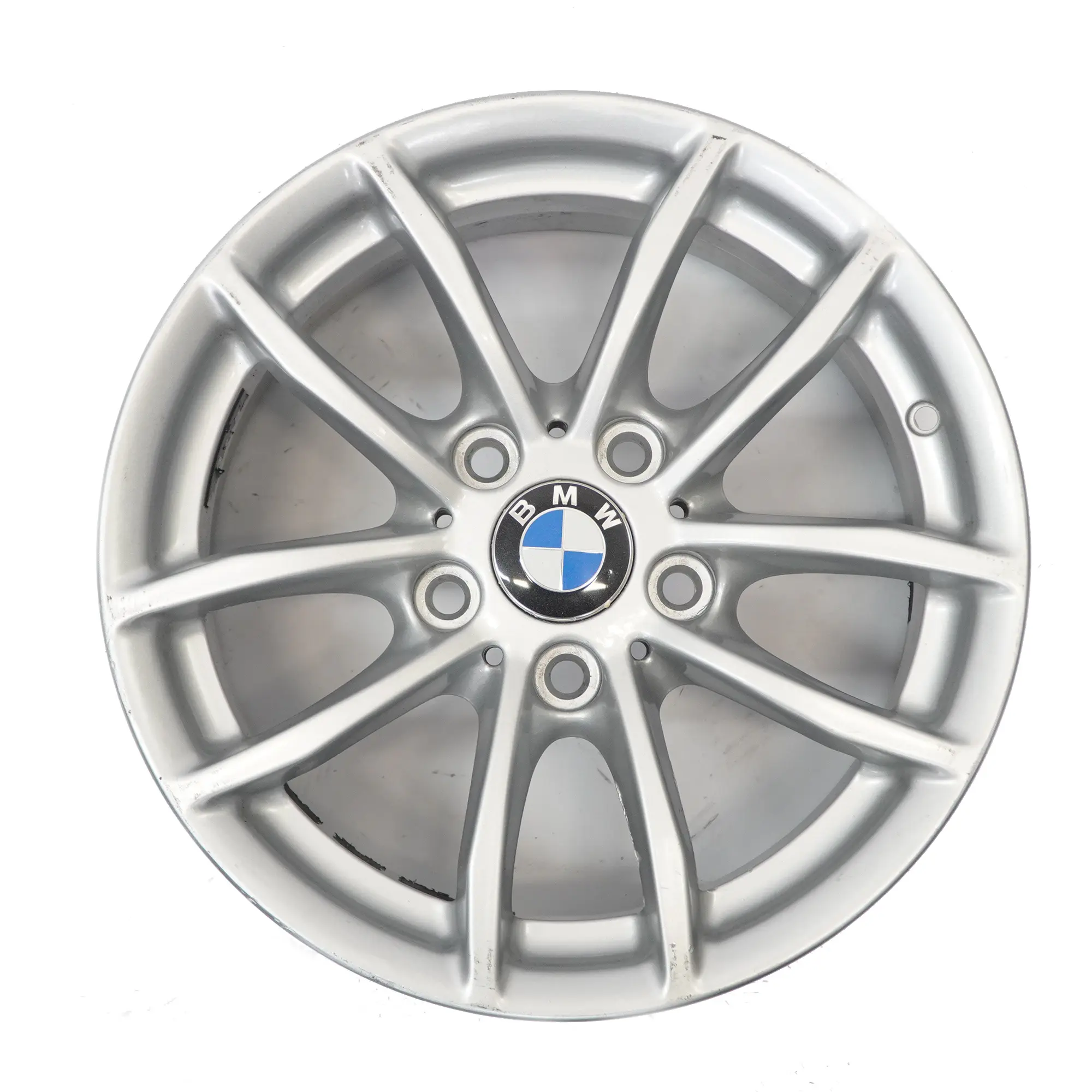 BMW F20 F21 F22 F23 Silver Wheel Alloy Rim 16" 7J ET:40 6796202 V-Spoke 378