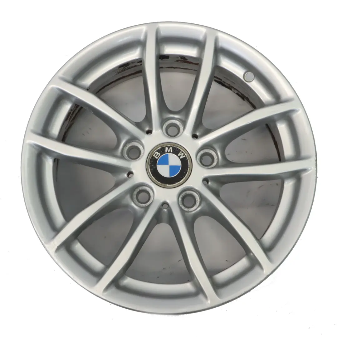 BMW F20 F21 F22 F23 Silver Wheel Alloy Rim 16" 7J ET:40 V-Spoke 378 6796202