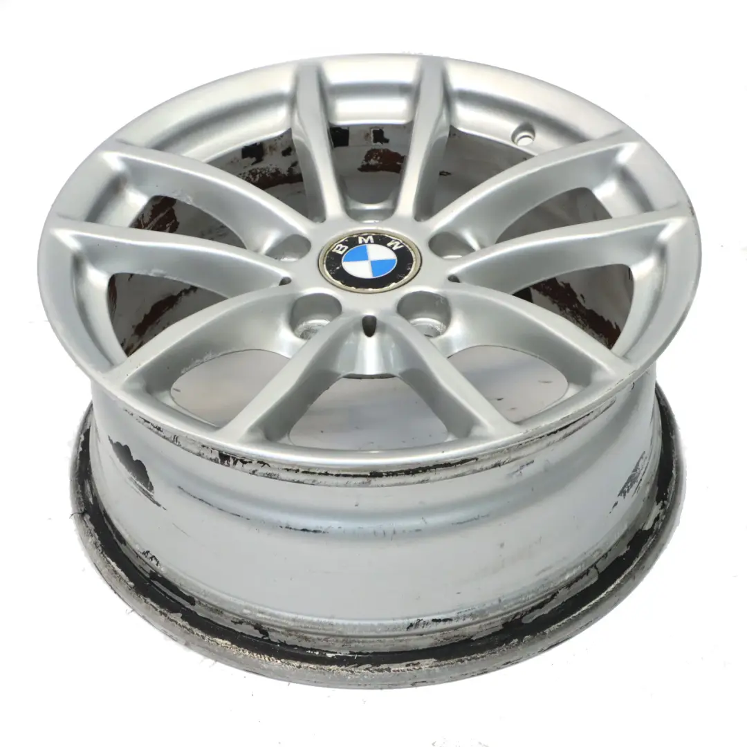 BMW F20 F21 F22 F23 Silver Wheel Alloy Rim 16" 7J ET:40 V-Spoke 378 6796202