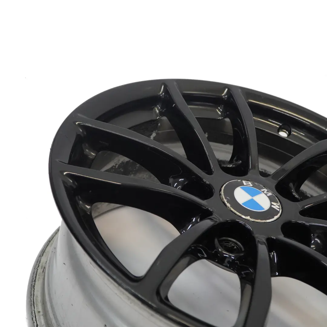 BMW F20 F21 F22 F23 Black Wheel Alloy Rim 16" 7J ET:40 V-Spoke 378 6796202