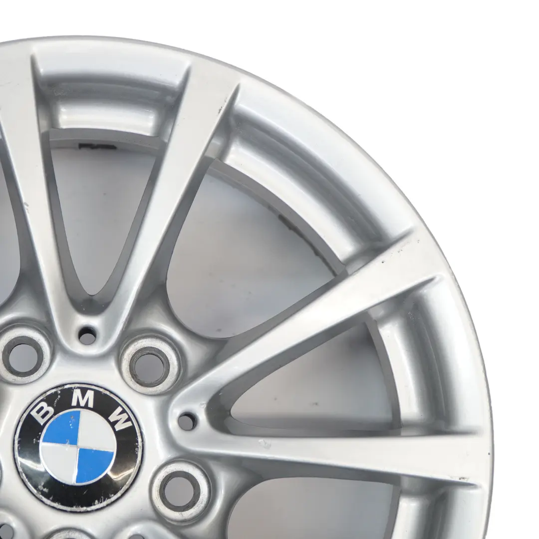 BMW F30 F36 Silver Alloy Wheel Rim 16" 7J ET:31 V-spoke 390 6796236