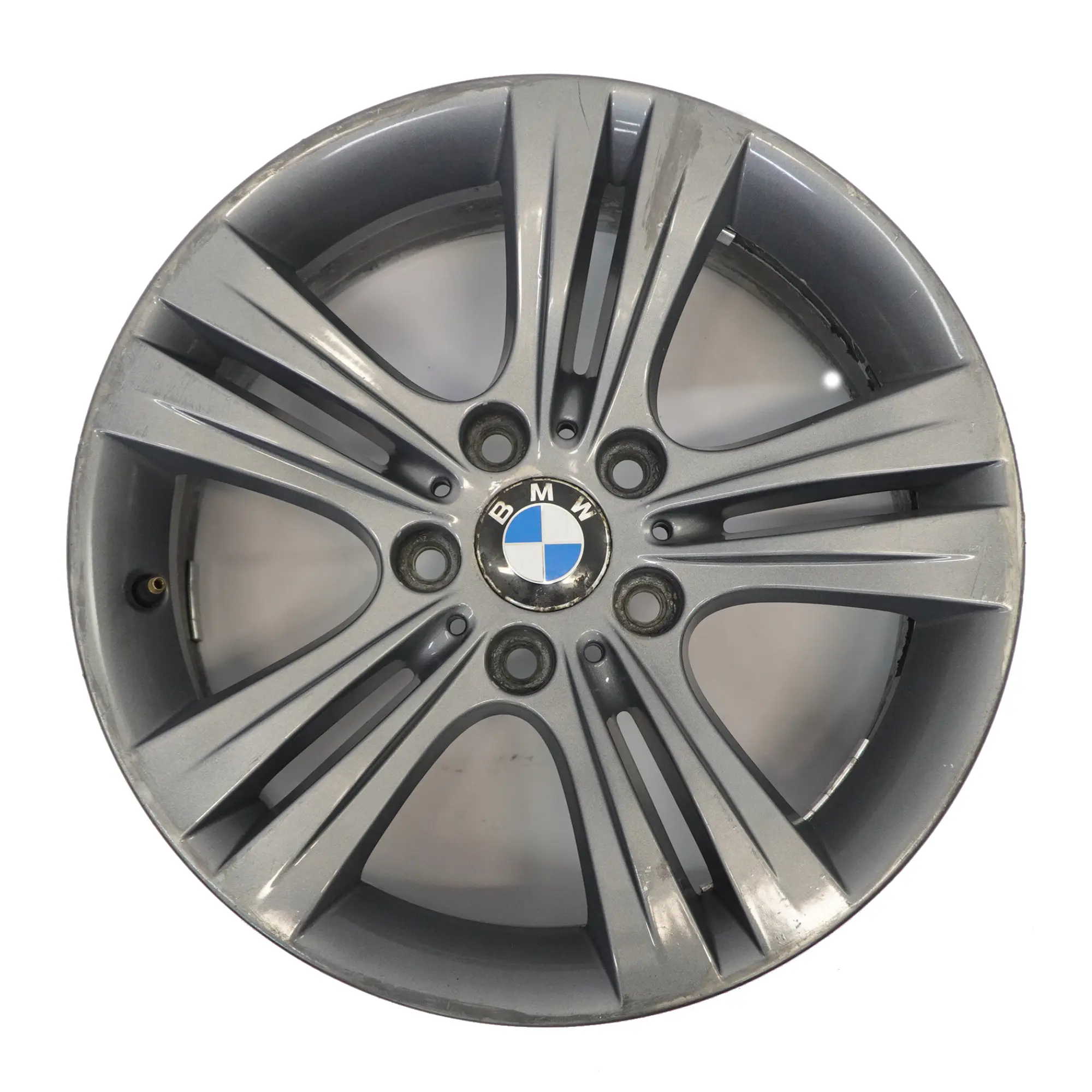 BMW F30 F31 F32 Grey Alloy Wheel Rim 17" Double Spoke 392 7,5J ET:37 6796239