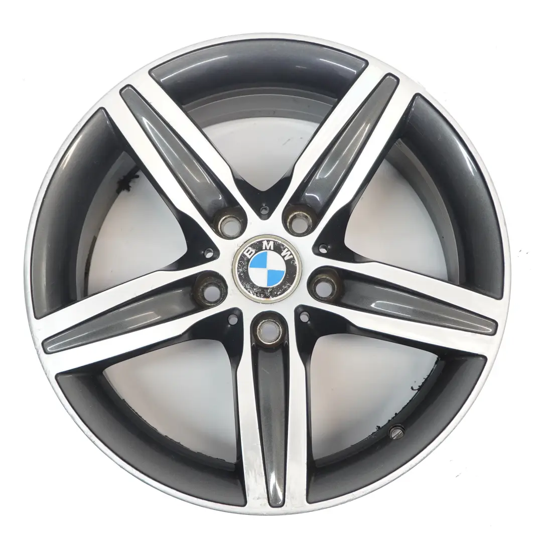 BMW F20 F21 F22 Black Alloy Wheel Rim 17" Star Spoke 379 7,5J ET:43 6850151