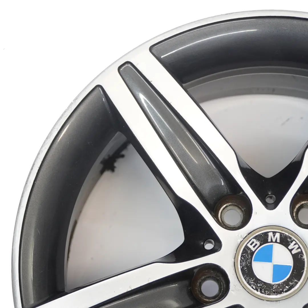 BMW F20 F21 F22 Black Alloy Wheel Rim 17" Star Spoke 379 7,5J ET:43 6850151