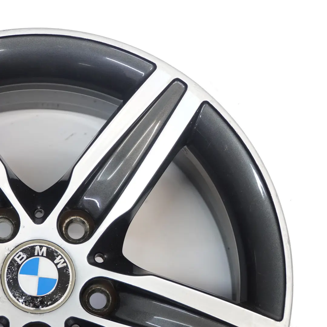 BMW F20 F21 F22 Black Alloy Wheel Rim 17" Star Spoke 379 7,5J ET:43 6850151