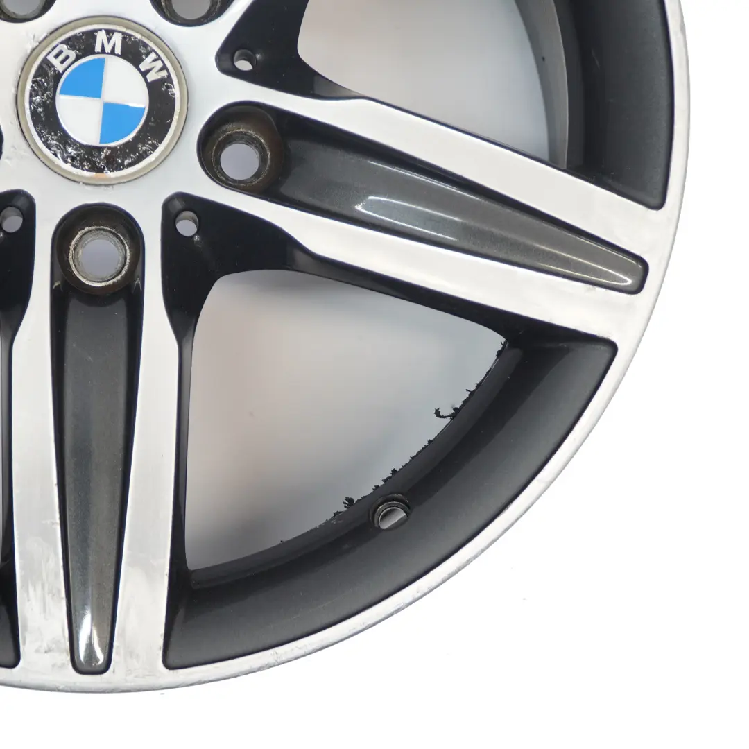 BMW F20 F21 F22 Black Alloy Wheel Rim 17" Star Spoke 379 7,5J ET:43 6850151