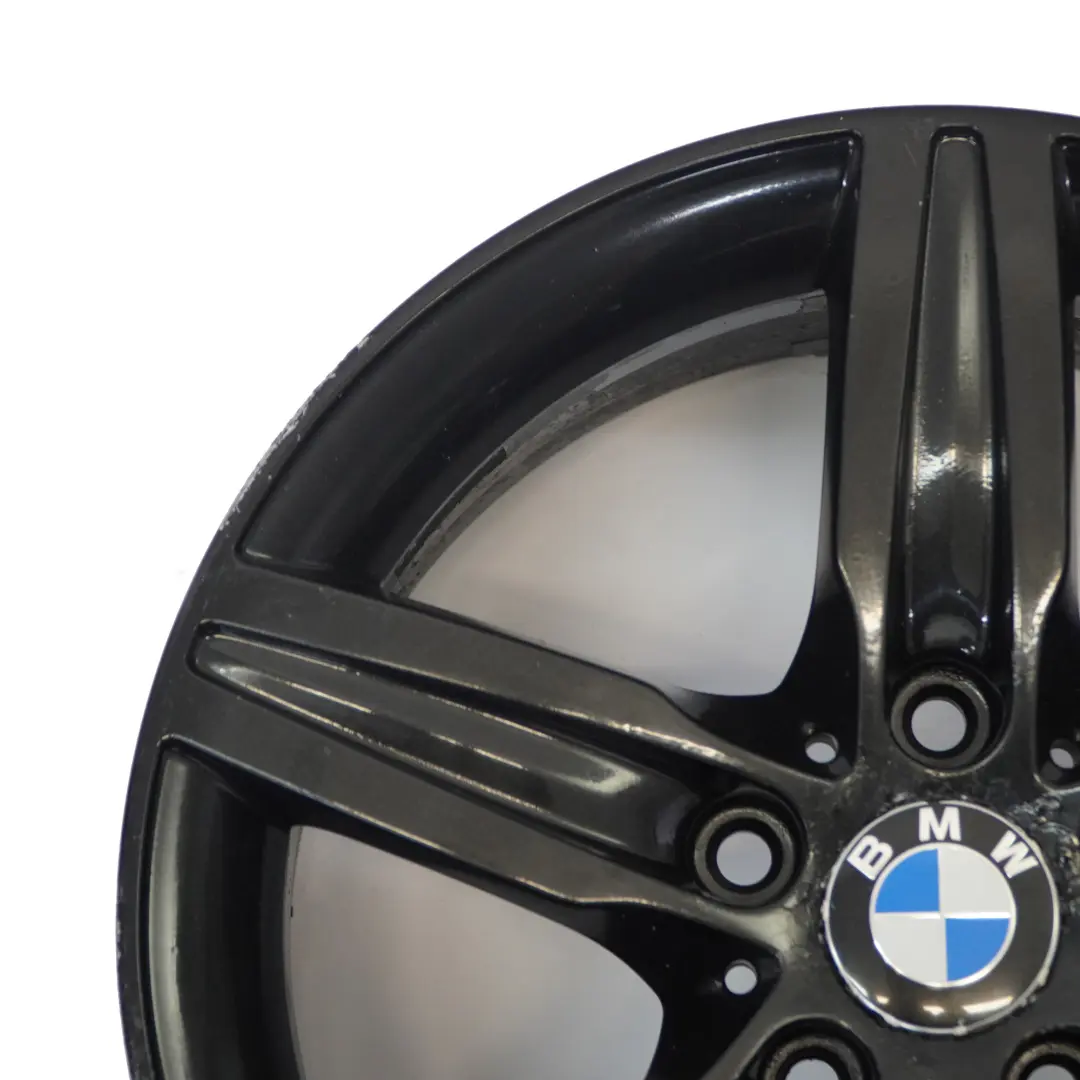 BMW F20 F21 Black Alloy Wheel Rim 17" Star Spoke 379 ET:43 7,5J 6850151