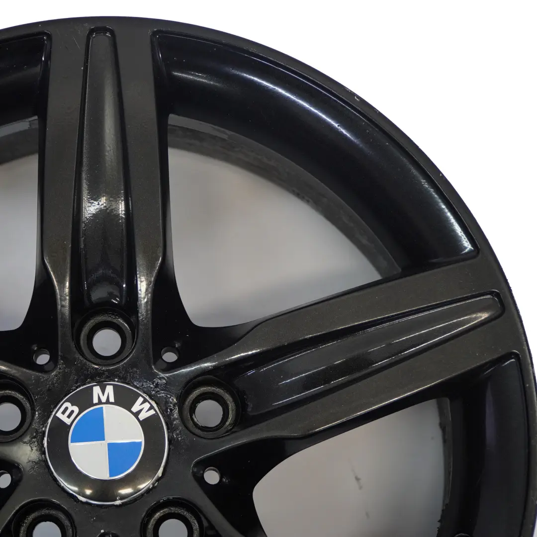 BMW F20 F21 Black Alloy Wheel Rim 17" Star Spoke 379 ET:43 7,5J 6850151