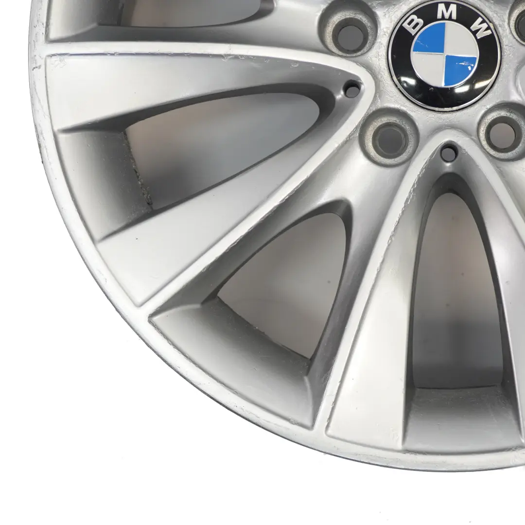 Silberne Alufelge 18" BMW F01 F02 F07 F12 F13 V-Speiche 425 8J ET:30 6851075