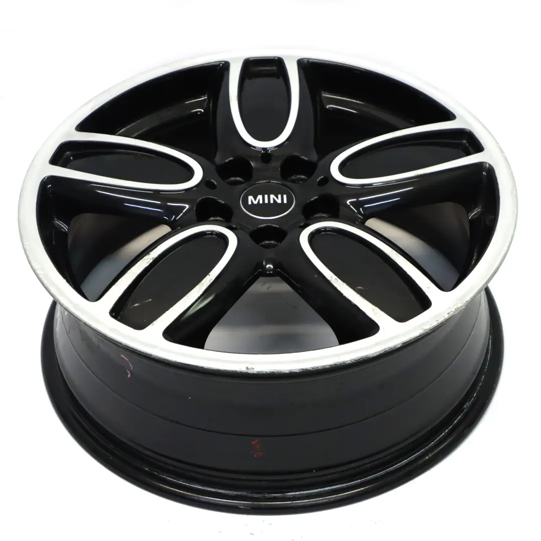 Mini F55 F56 F57 llanta aleación negro 18 "8J ET: 57 Copa Spoke 2-Tone 6858900