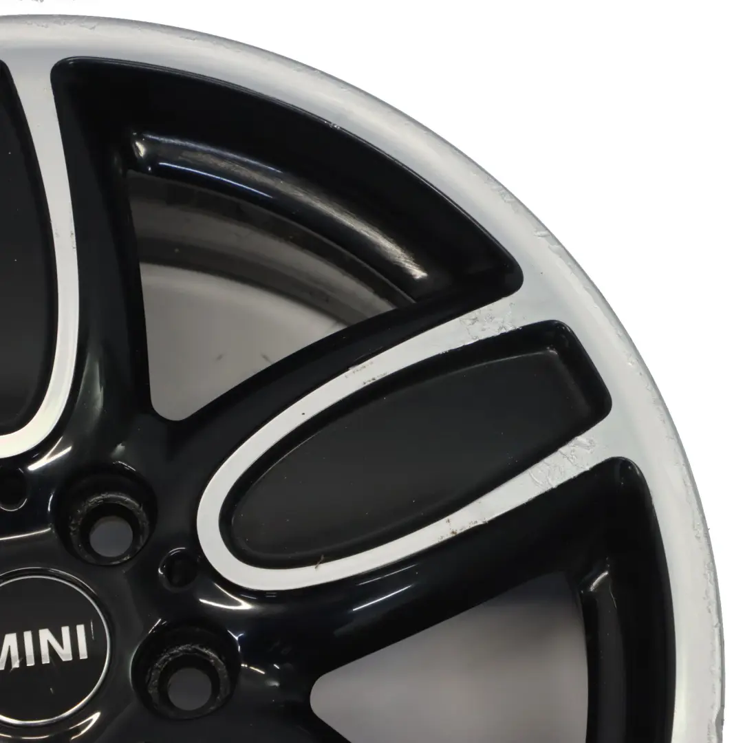 Mini F55 F56 F57 llanta aleación negro 18 "8J ET: 57 Copa Spoke 2-Tone 6858900