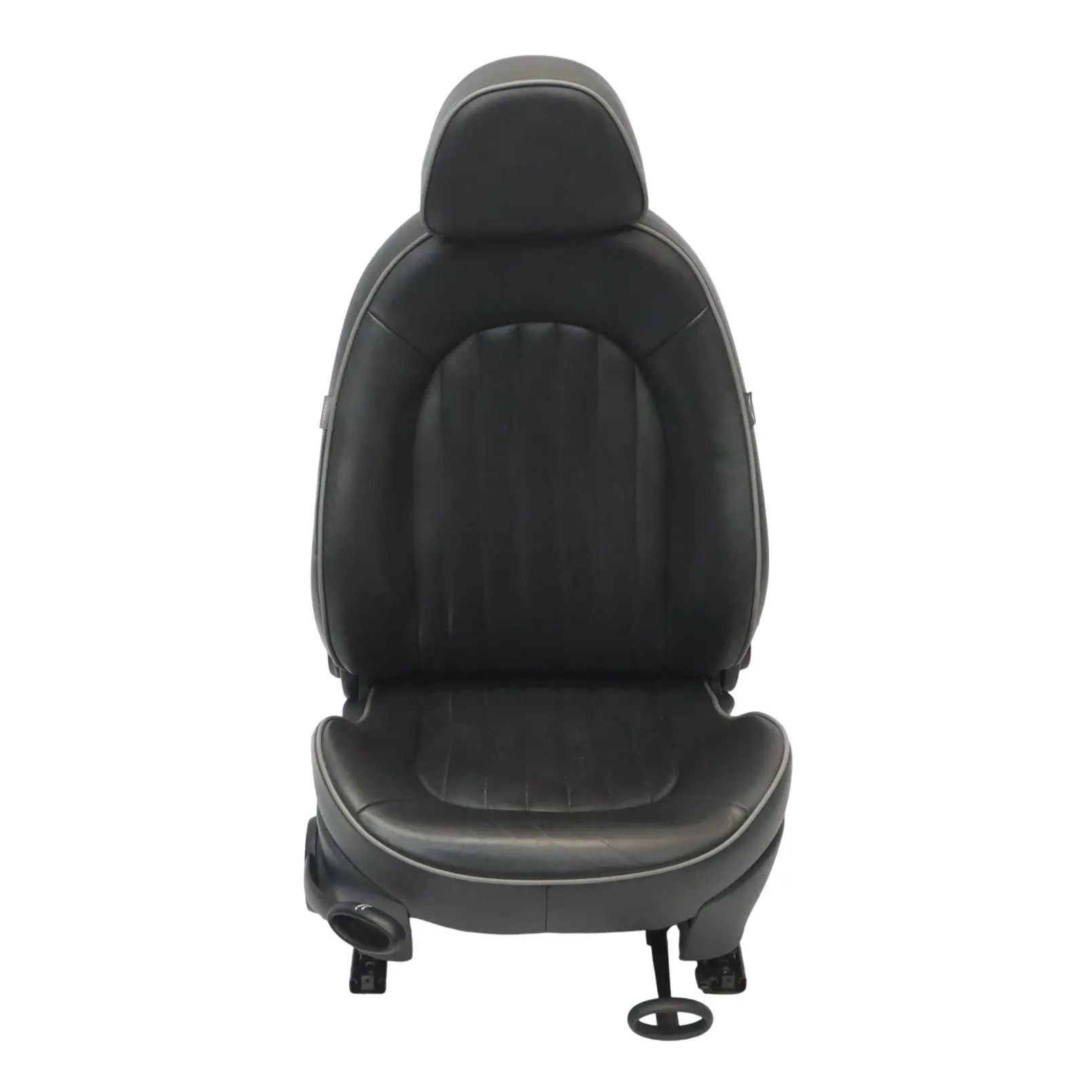 Front Seat Mini R50 R53 Heated Right O/S Leather English Panther Black Park Lane