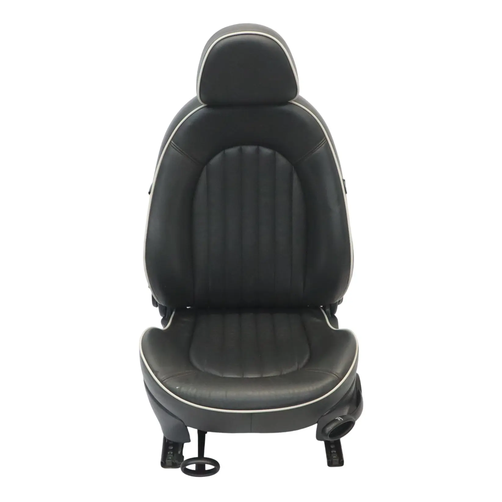 Mini R52 Seat Front Left N/S Heated Sidewalk English Leather Panther Black