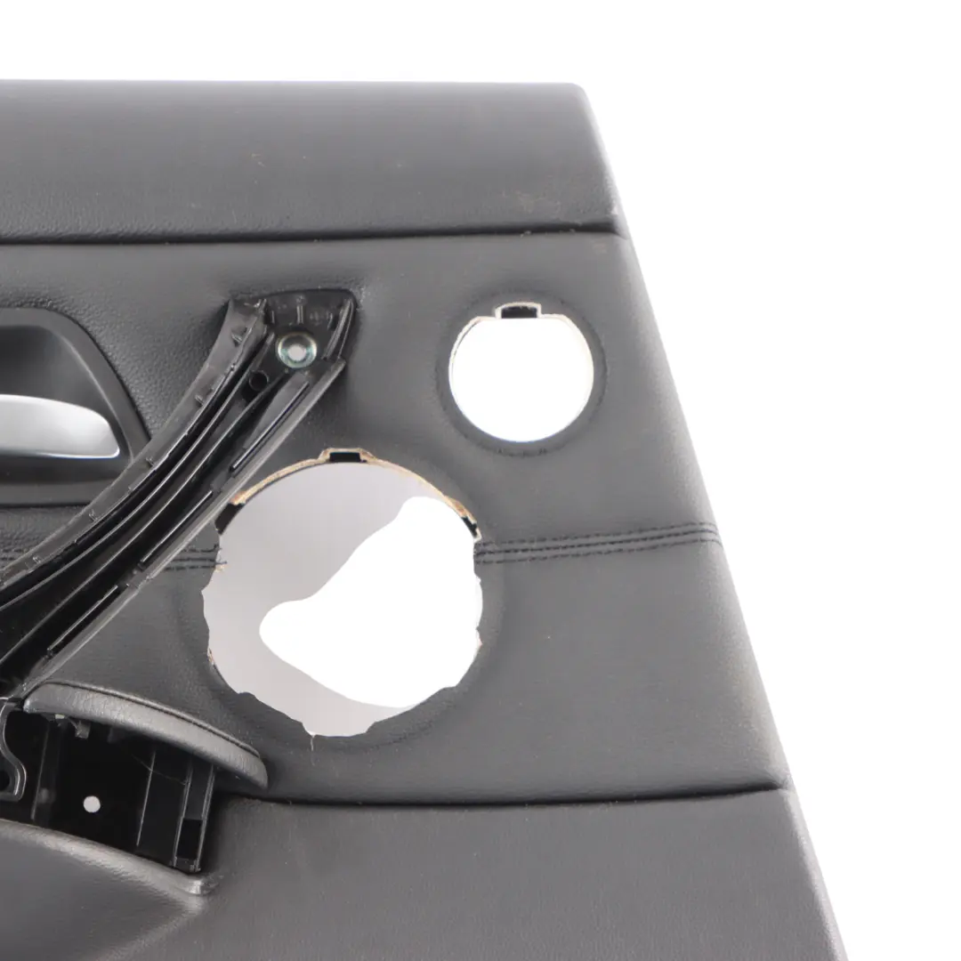 Door Card BMW E90 E91 Rear Left N/S Leather Lining Trim Panel Black