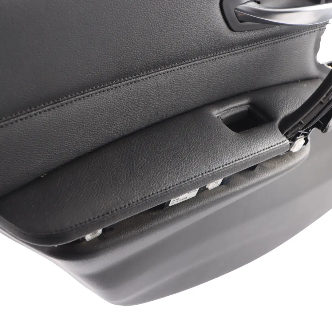 Door Card BMW E90 E91 Rear Left N/S Leather Lining Trim Panel Black