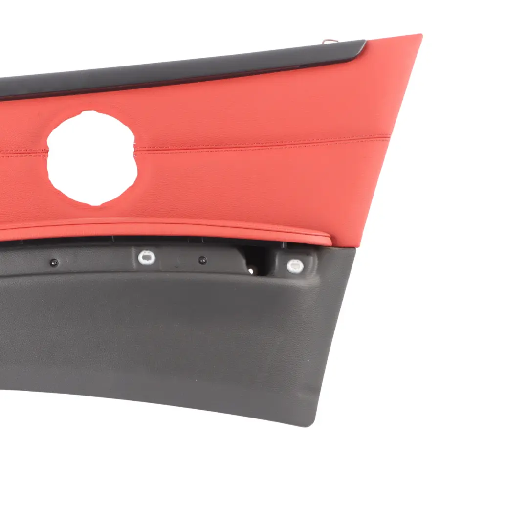 Lateral Trim Panel BMW E93 Cabrio Rear Right O/S Lining Trim Leather Coral Red