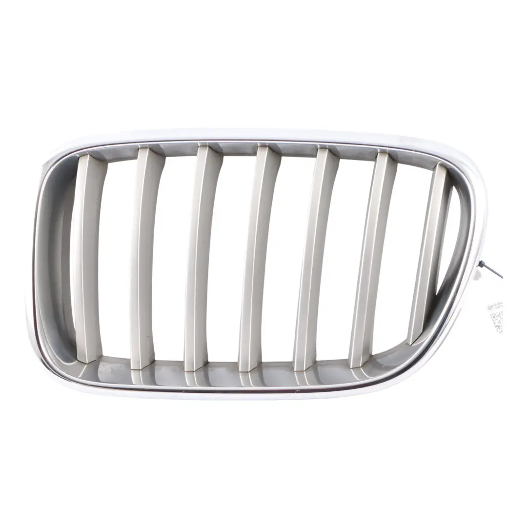 BMW X3 F25 Front Bumper Grille Kidney Left N/S Grid Cover Gloss Black 7237421