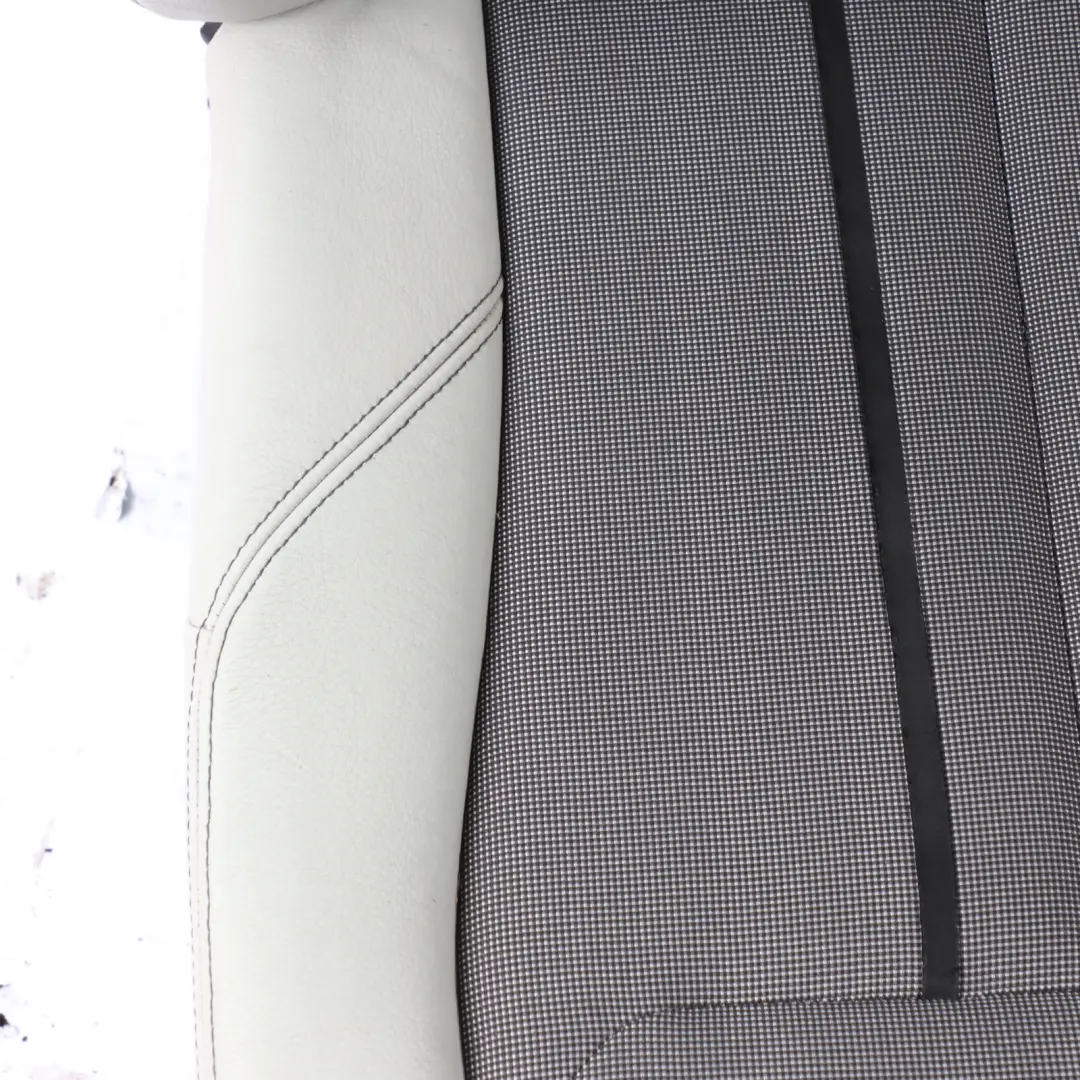 BMW F20 Seat Front Left N/S Interior Cloth Fabric Leather Metro Silver Grey