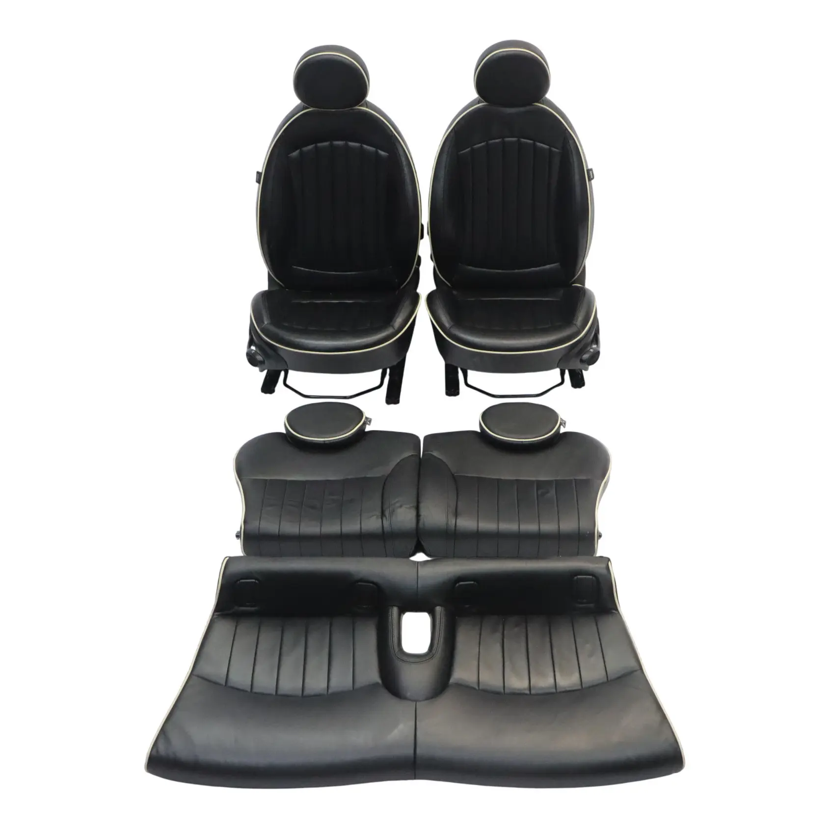 Asientos Mini Cooper One R56 Deportivos Calefactables Cuero Negro Asiento Lounge