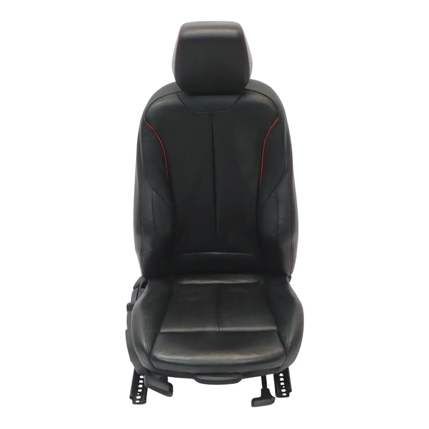 BMW F20 Sport Seat Front Right O/S Heated Leather Dakota Black With Red Accent