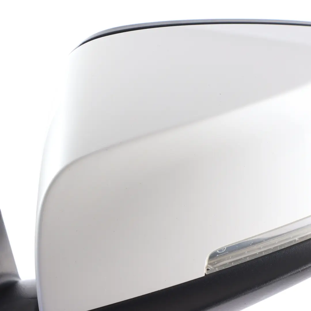 BMW X1 E84 Wing Mirror Heated Door Left N/S 6 Pins Mineral White - A96