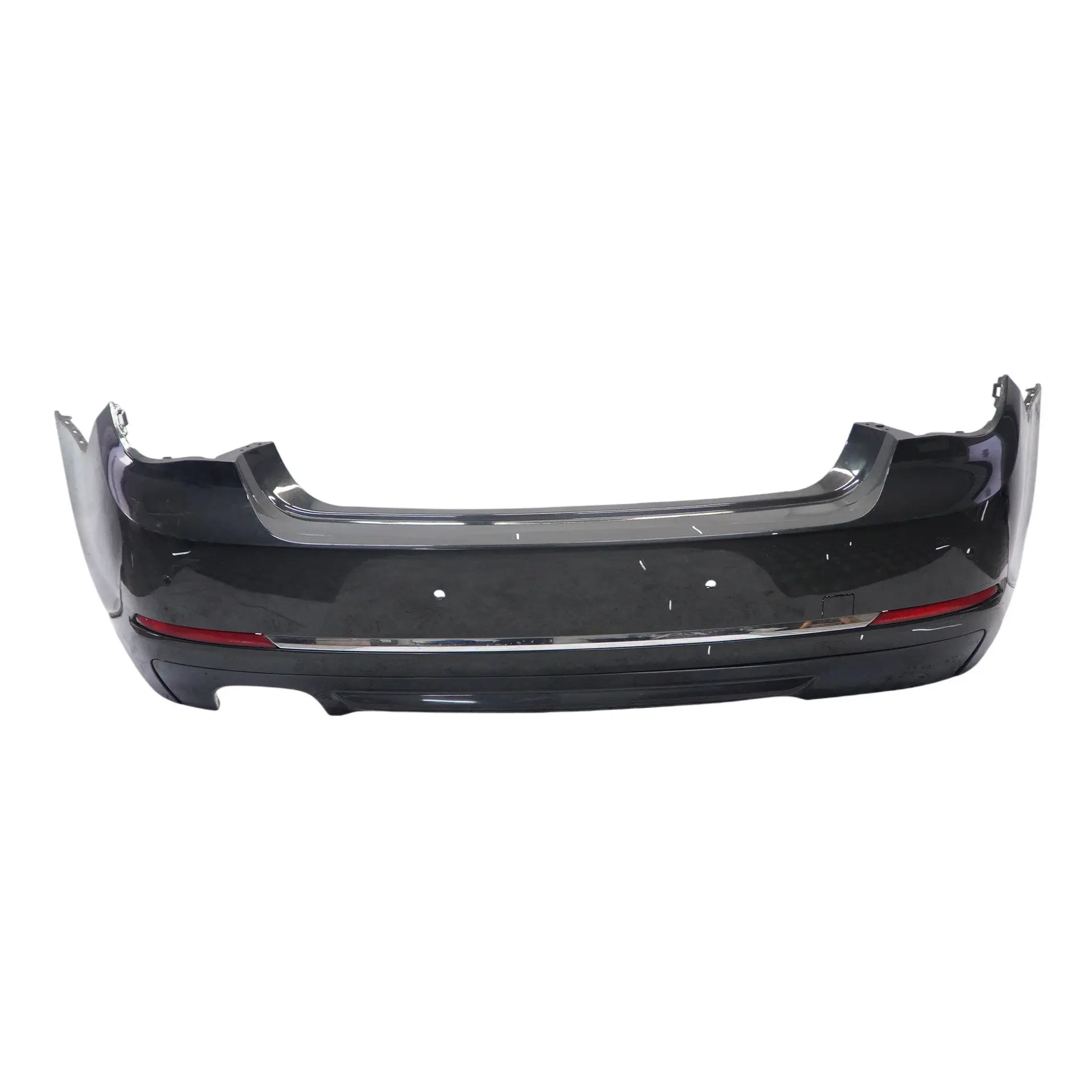 BMW F01 LCI Rear Bumper Trim Panel Cover Black Sapphire Metallic - 475