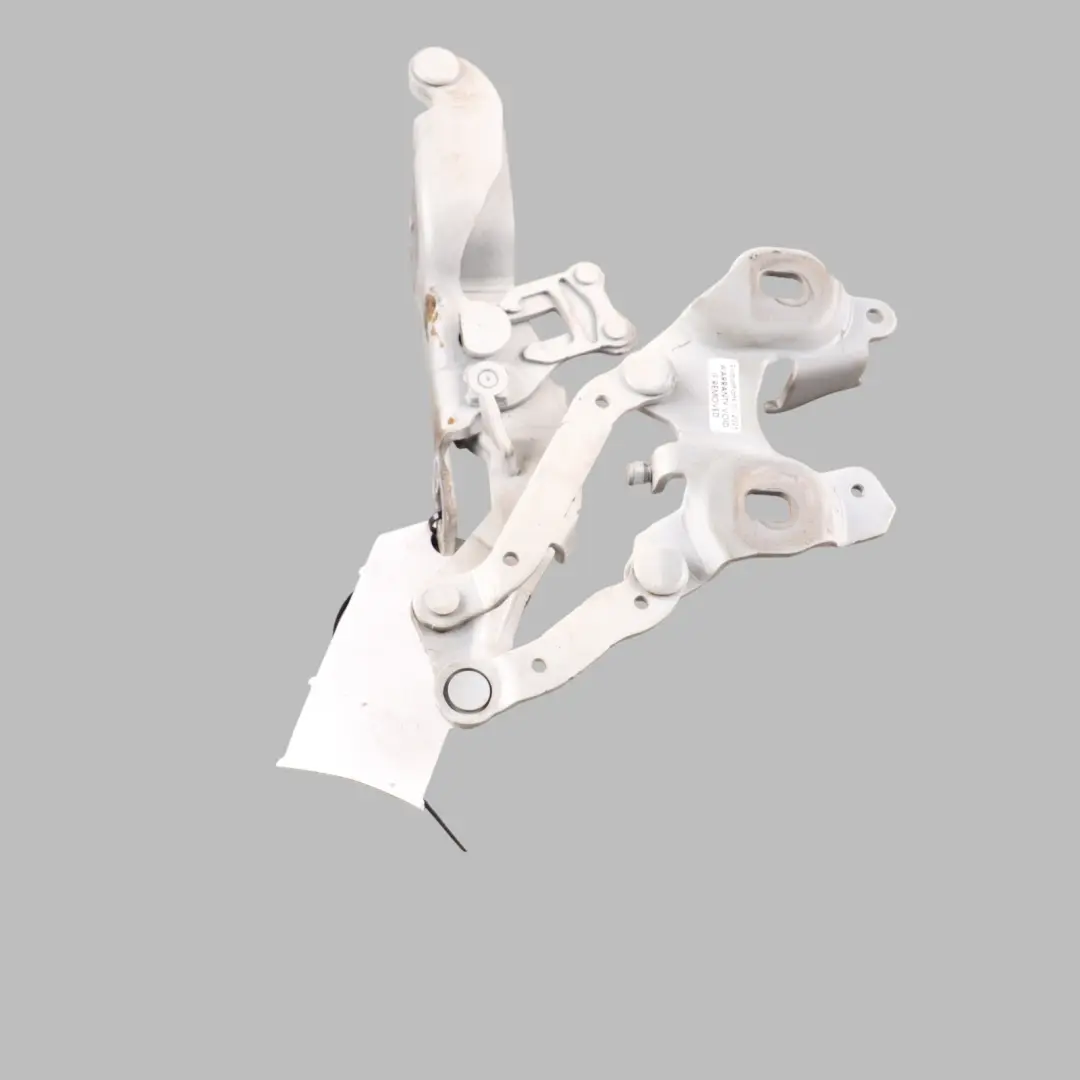 BMW E82 E88 Engine Hood Hinge Right O/S Bonnet Alpinweiss 3 White - 300