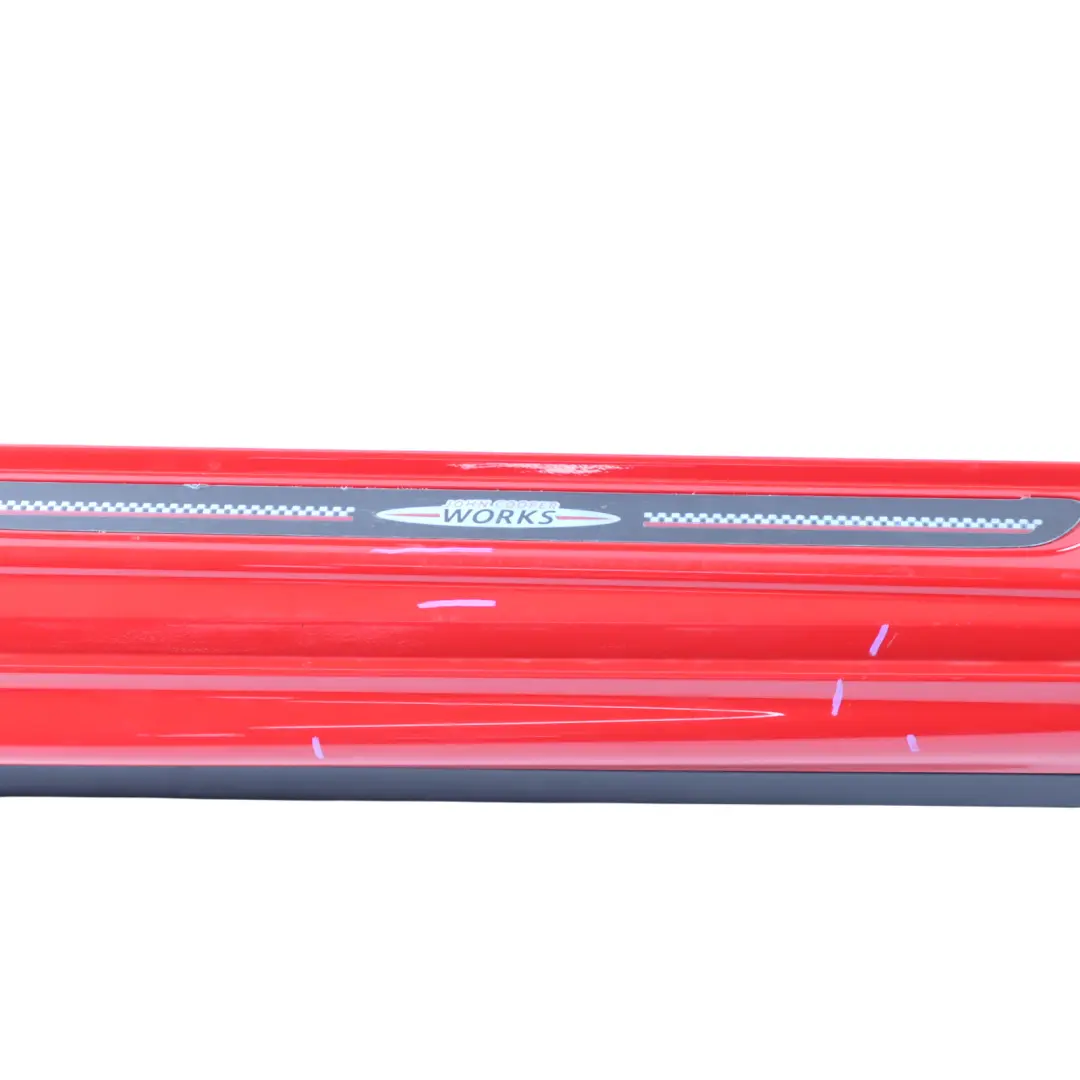 Mini F56 F57 Side Skirt Right O/S JCW Sill Cover Rocker Panel Chili Red - 851