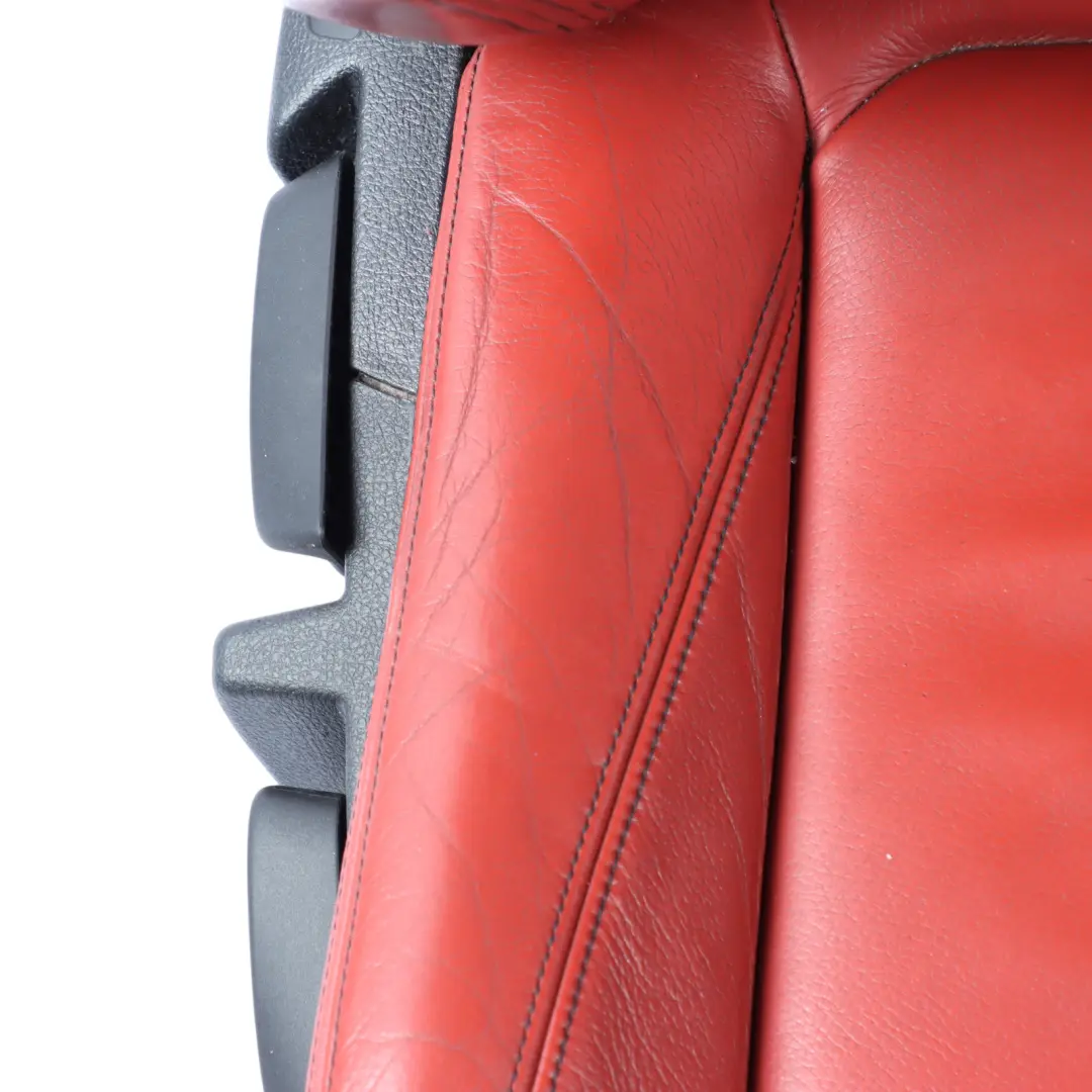 BMW F32 Sport Seat Front Right O/S Heated Interior Leather Dakota Korall Red