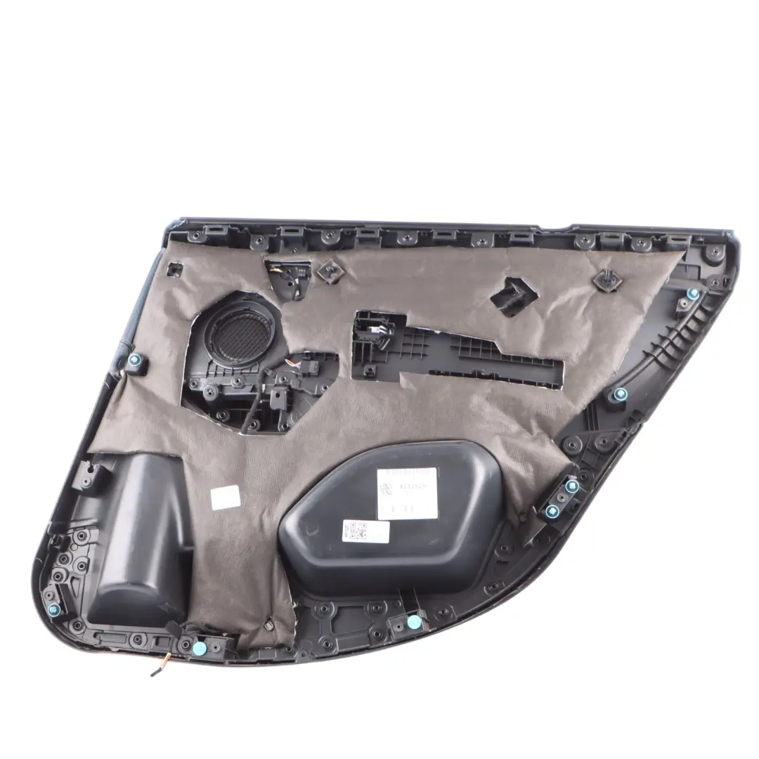 BMW F46 Door Card Rear Left N/S Door Lining Panel HiFi Leather Black Grey