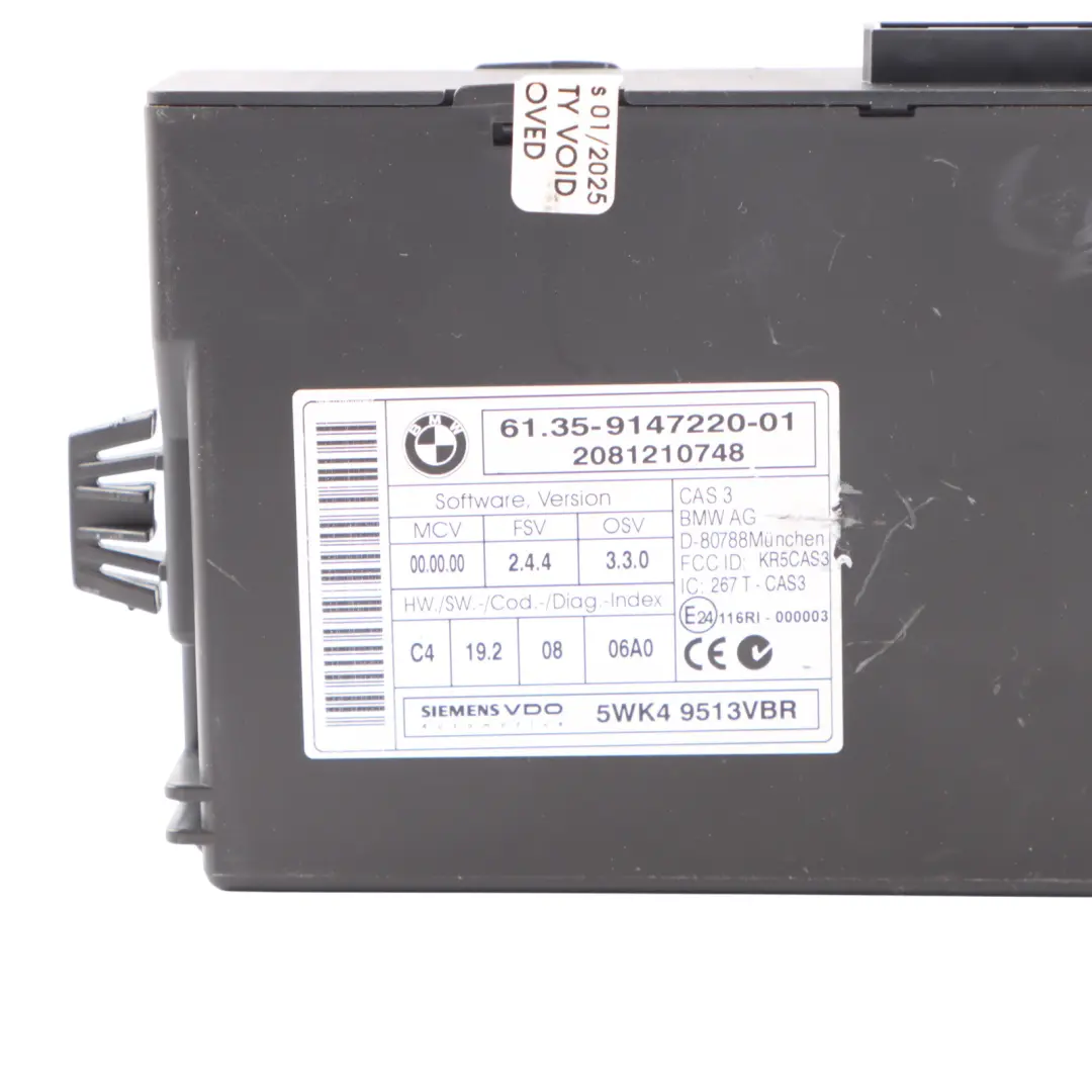 £BMW E81 E87 LCI 116i 1.6 Petrol N43 ECU Kit DME 7579142 CAS3 + Key Automatic