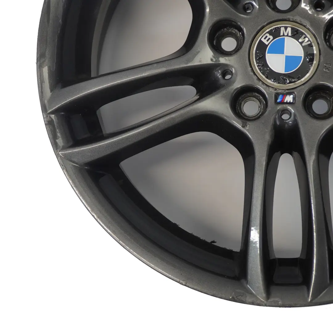 BMW E81 E87 Przednia Szara Alufelga 18" 7,5J M Double Spoke 261 7842607