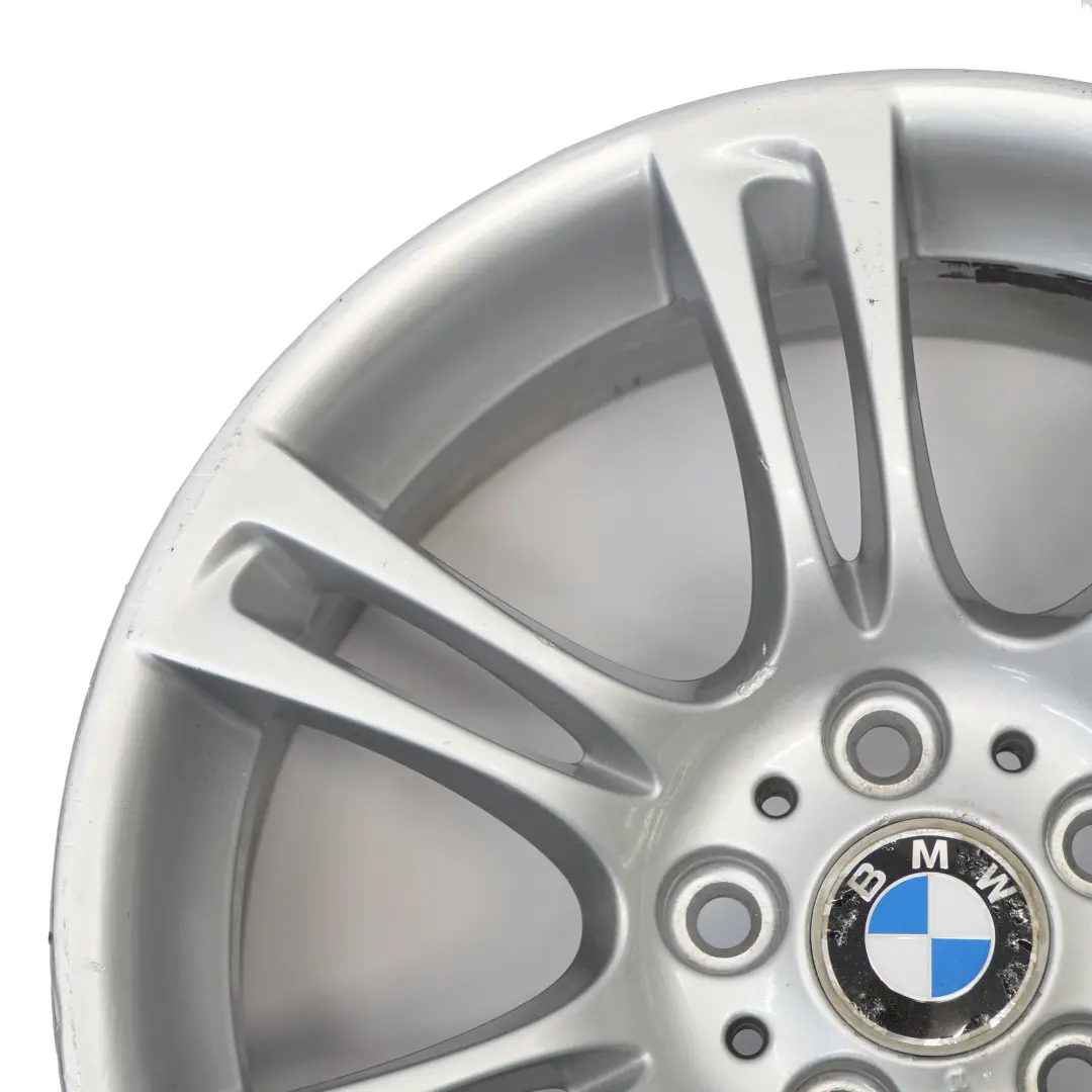 BMW F10 F11 F12 Silver Wheel Alloy Rim M Double Spoke 350 8J 18" ET:30 7842650