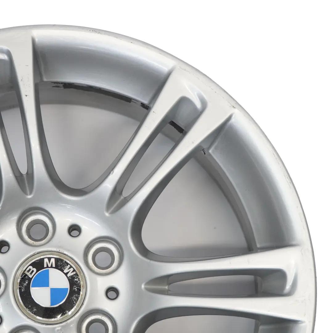 BMW F10 F11 F12 Silver Wheel Alloy Rim M Double Spoke 350 8J 18" ET:30 7842650