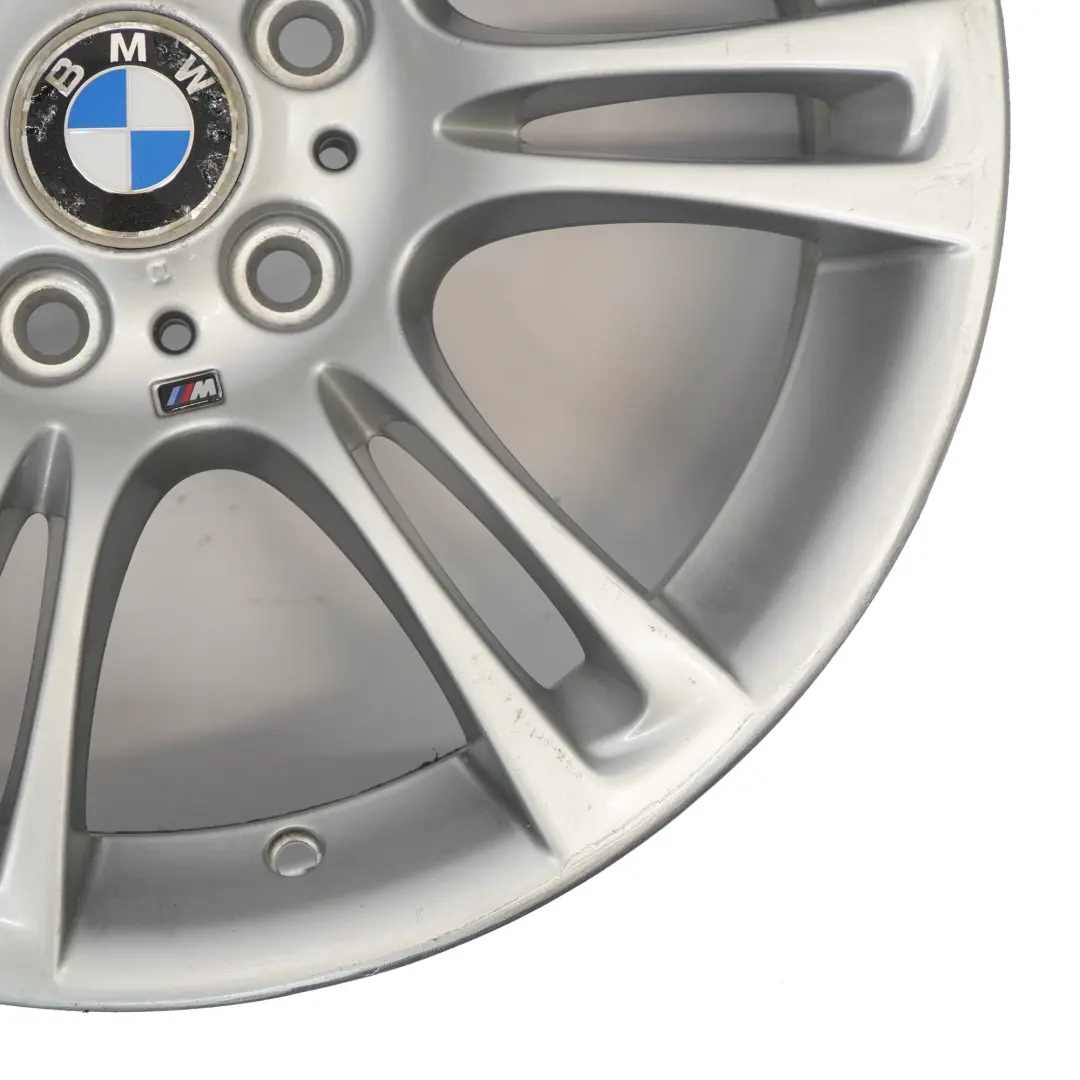 BMW F10 F11 F12 Silver Wheel Alloy Rim M Double Spoke 350 8J 18" ET:30 7842650