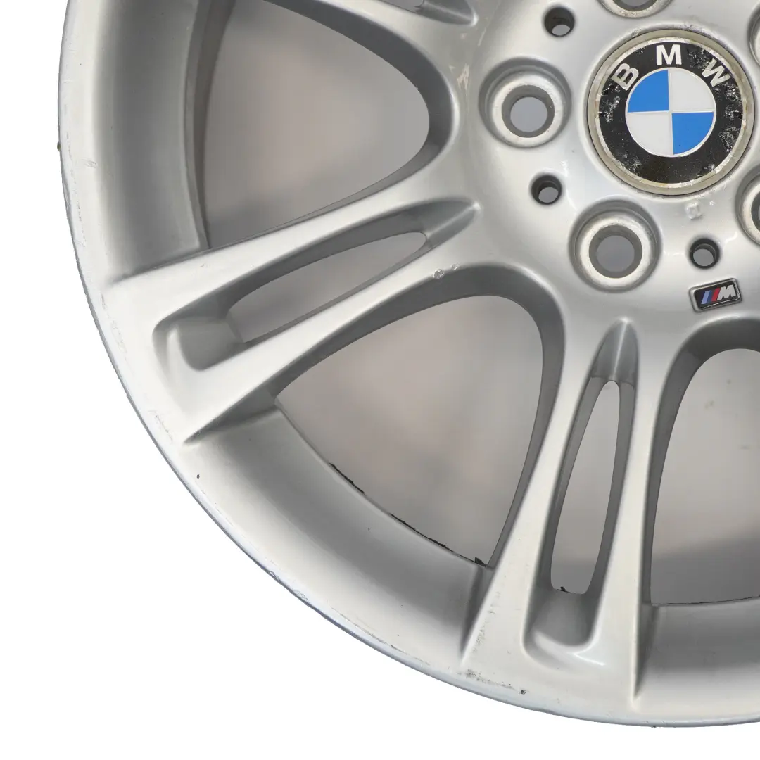 BMW F10 F11 F12 Silver Wheel Alloy Rim M Double Spoke 350 8J 18" ET:30 7842650