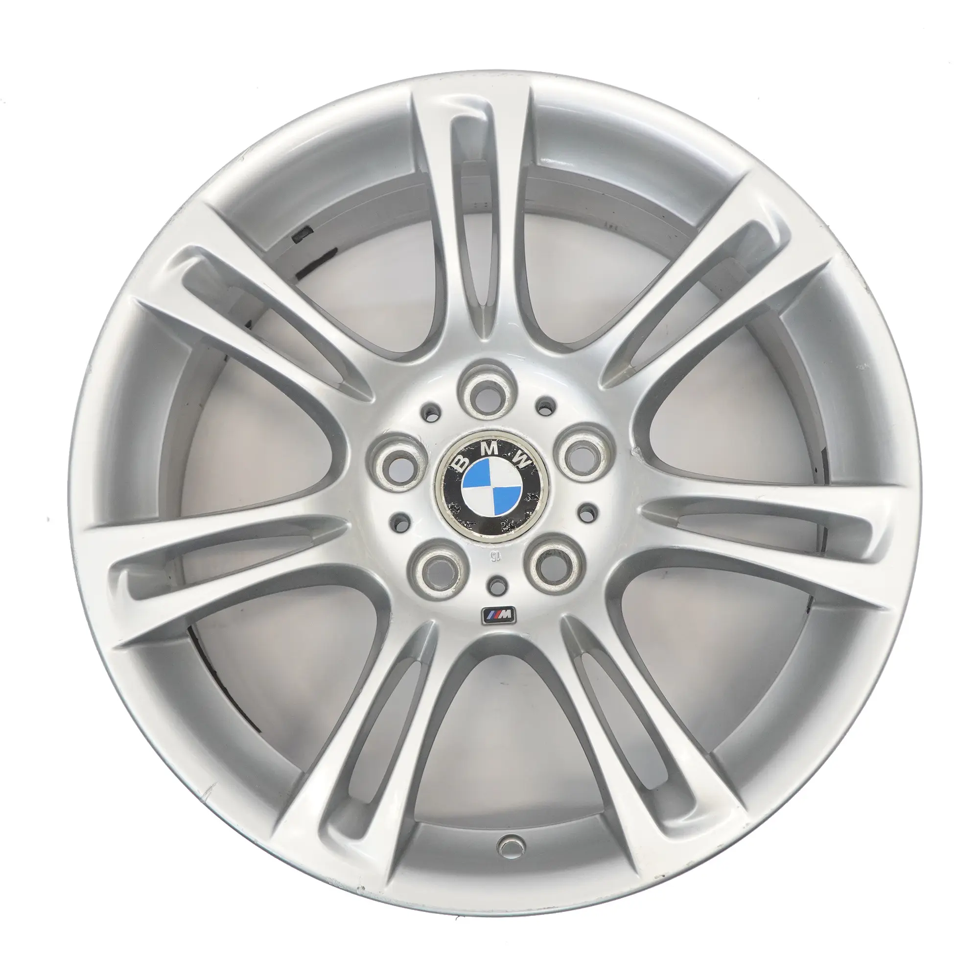 BMW F10 F11 F12 Silver Wheel Alloy Rim M Double Spoke 350 8J 18" ET:30 7842650