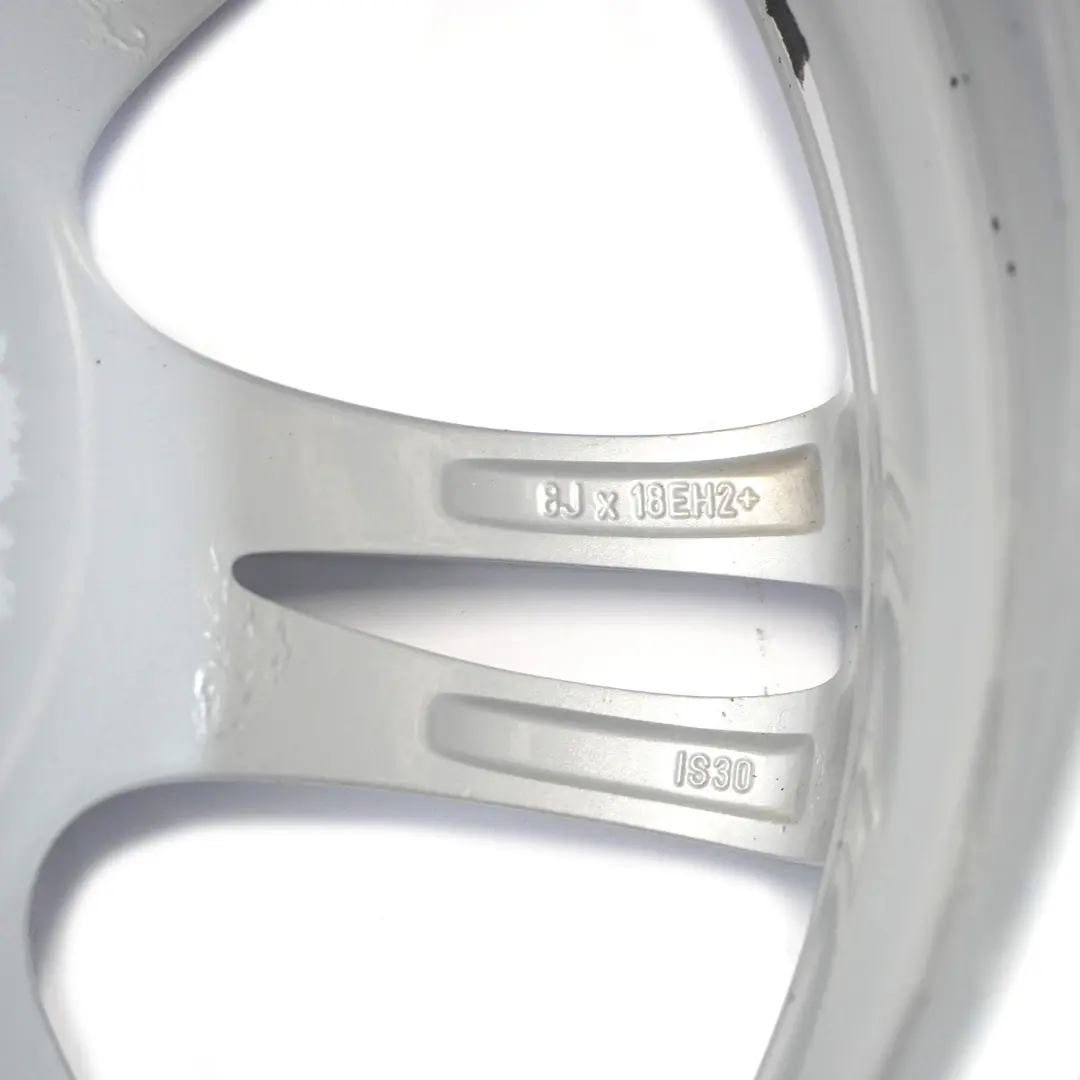 BMW F10 F11 F12 Silver Wheel Alloy Rim M Double Spoke 350 8J 18" ET:30 7842650
